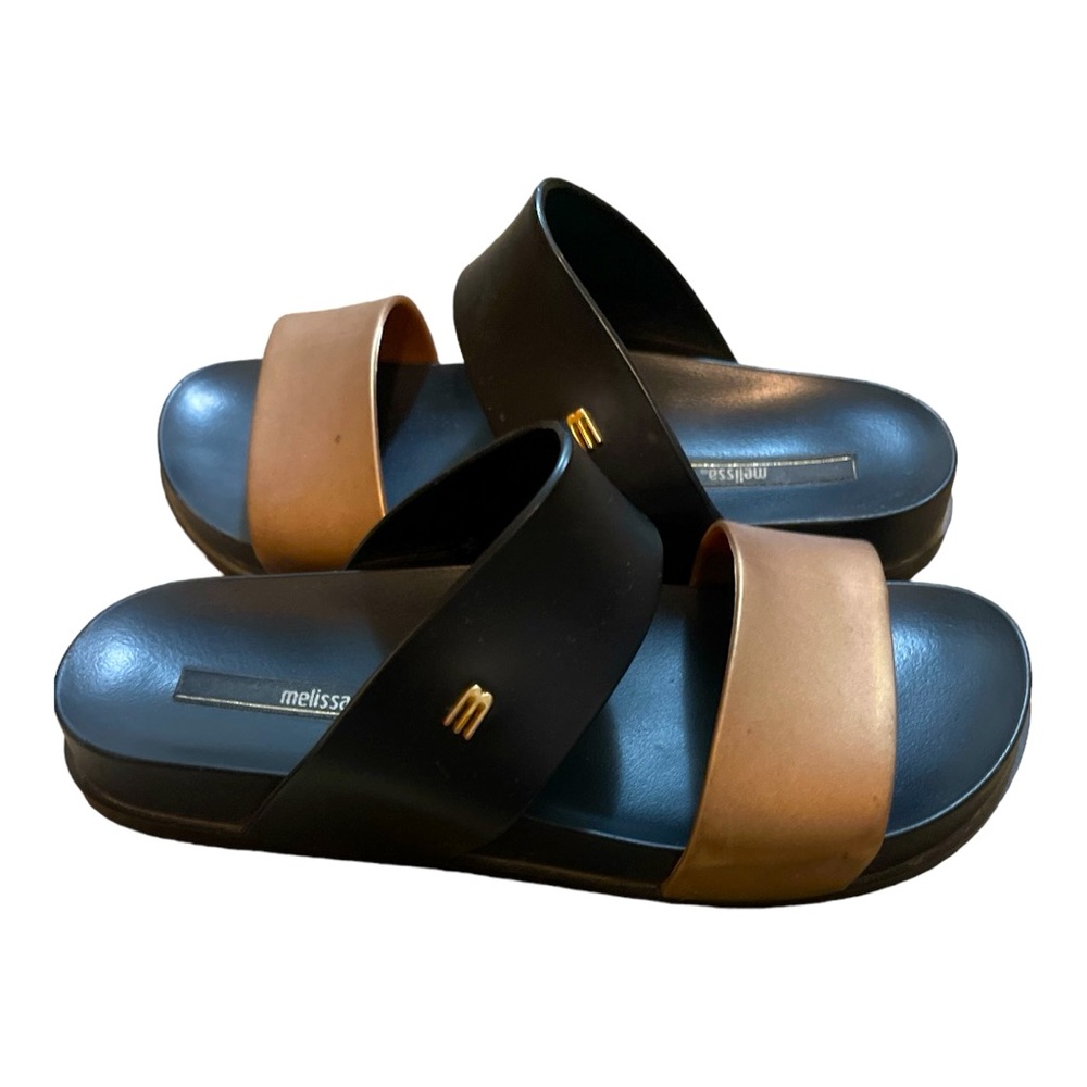 Melissa - Cosmic Double Strap Slide Sandals